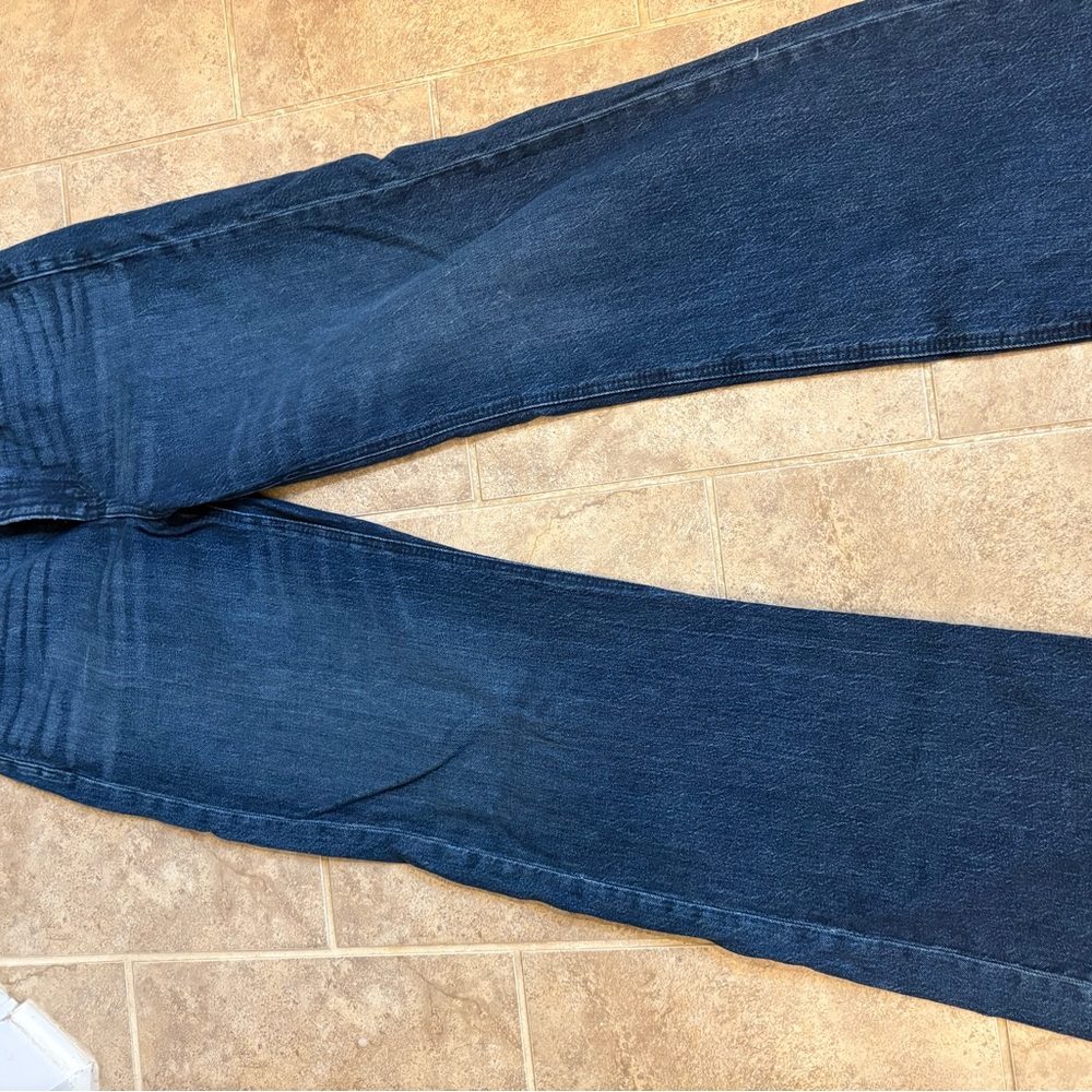 LOFT Dark Blue Flare Jeans